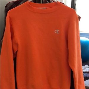 Champion - Neon Orange Sweatshirt